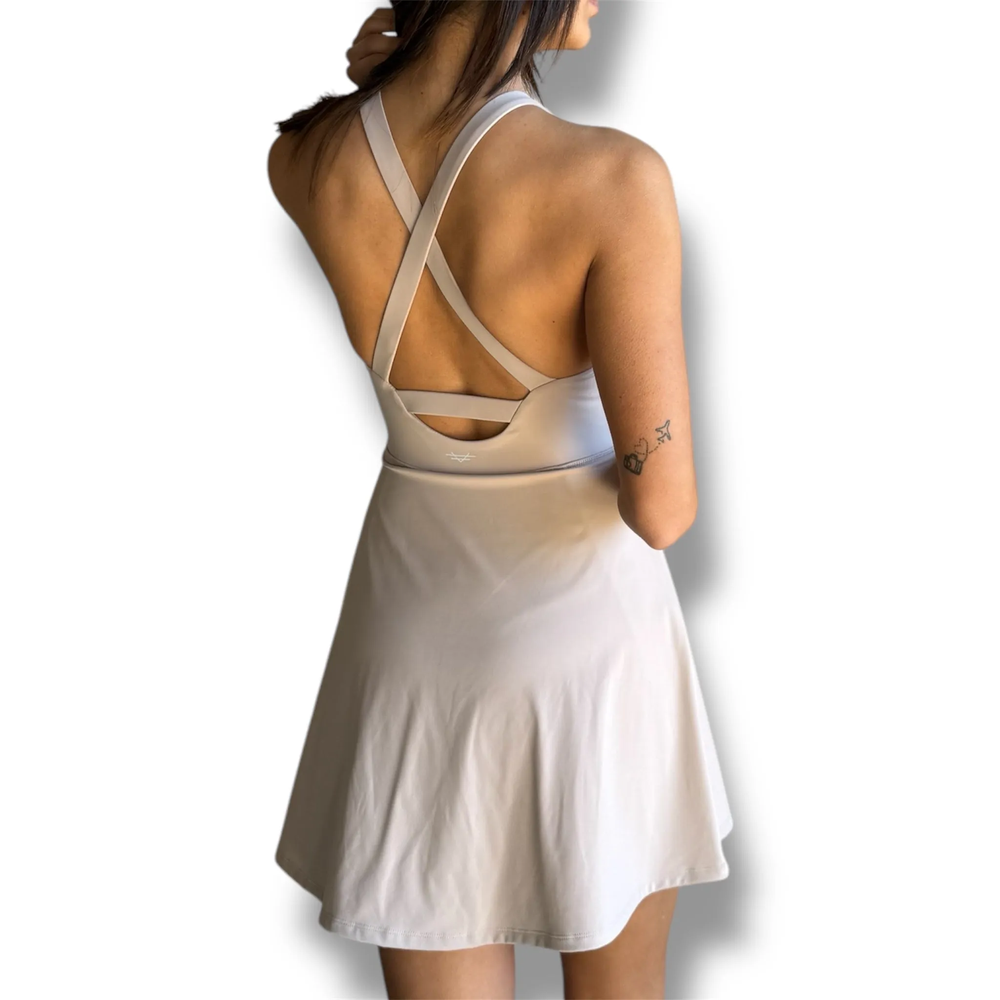 Classic Tennis Dress - Beige