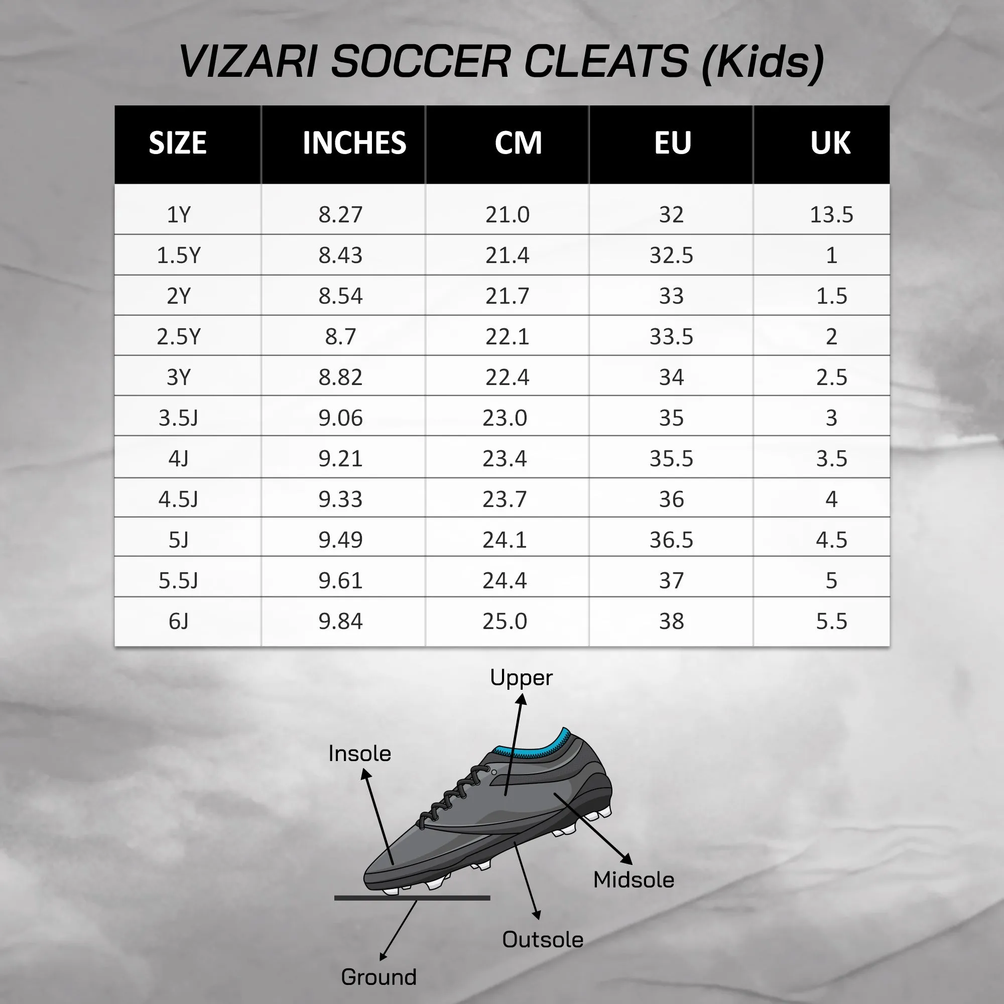 Classico Junior Firm Ground Soccer Shoes - Black/White
