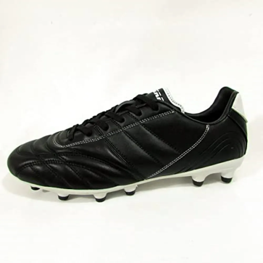 Classico Junior Firm Ground Soccer Shoes - Black/White