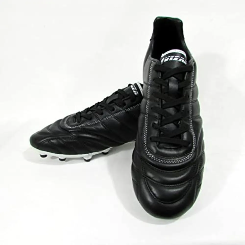 Classico Junior Firm Ground Soccer Shoes - Black/White