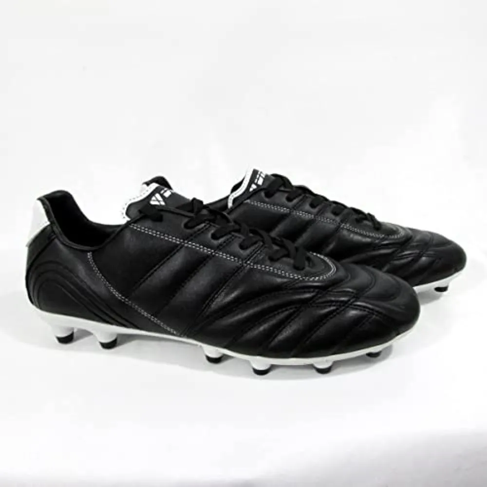Classico Junior Firm Ground Soccer Shoes - Black/White