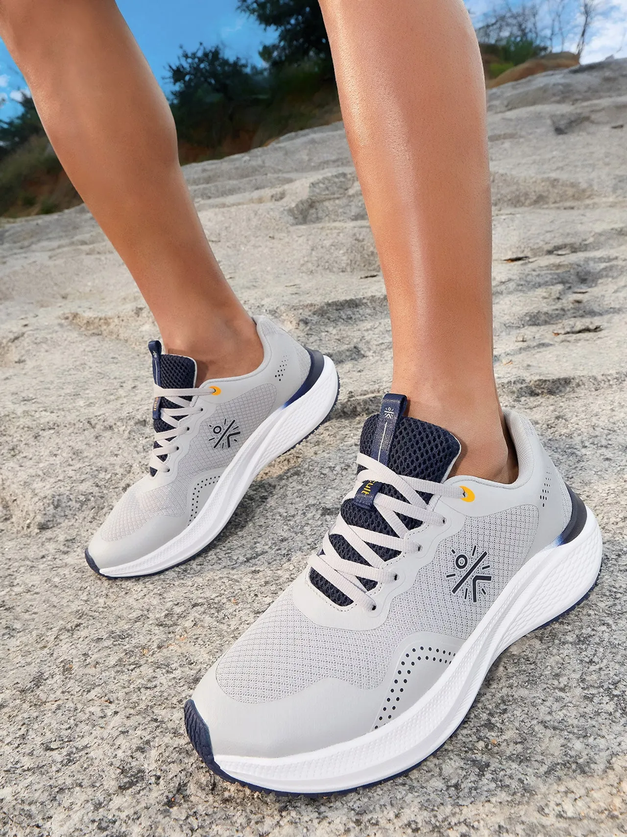 cult Men's DynoFlex Running Shoes - Lt.Grey