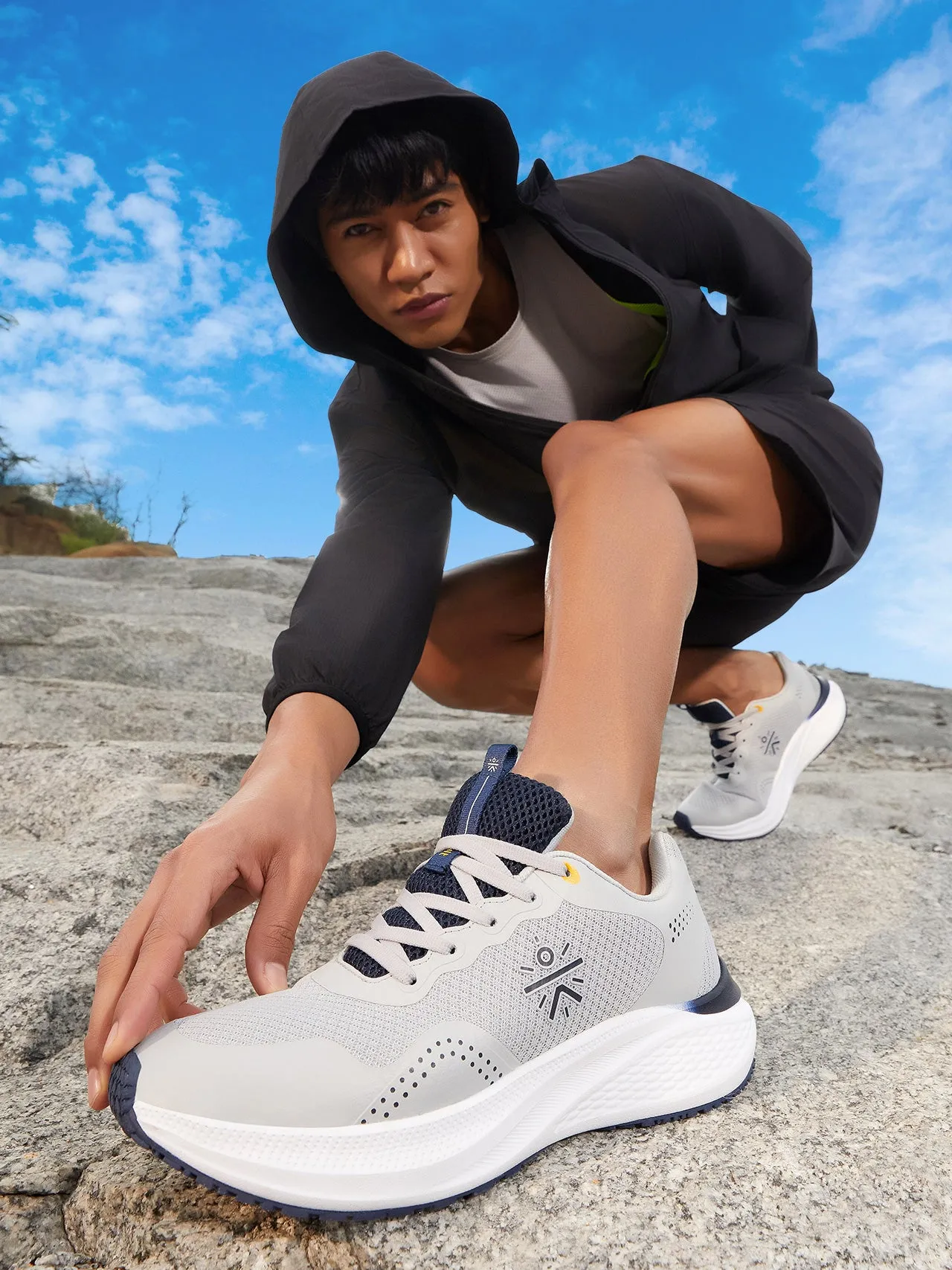 cult Men's DynoFlex Running Shoes - Lt.Grey