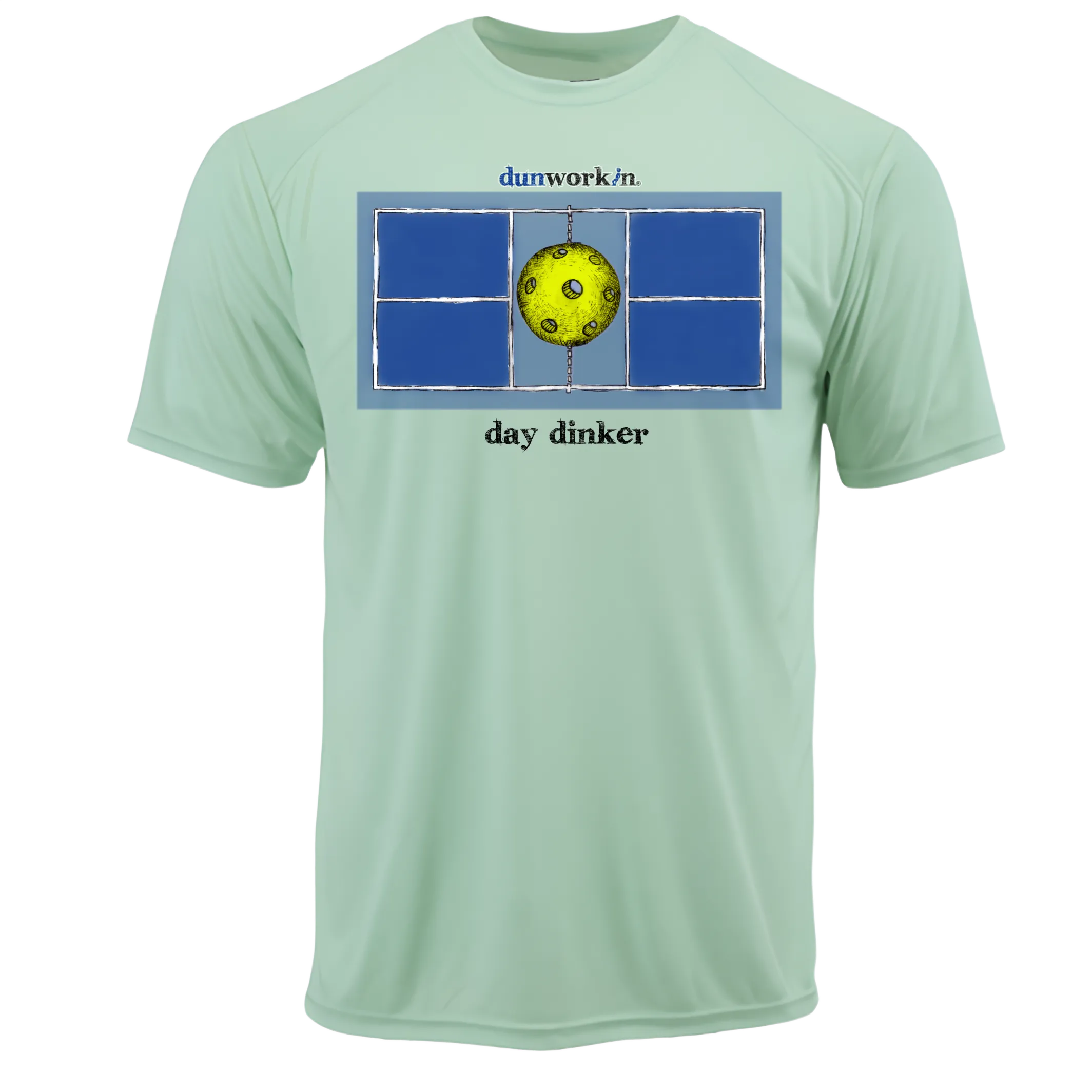 Day Dinker "PickleBall" Unisex Islander Performance Fabric Poly SS Tee