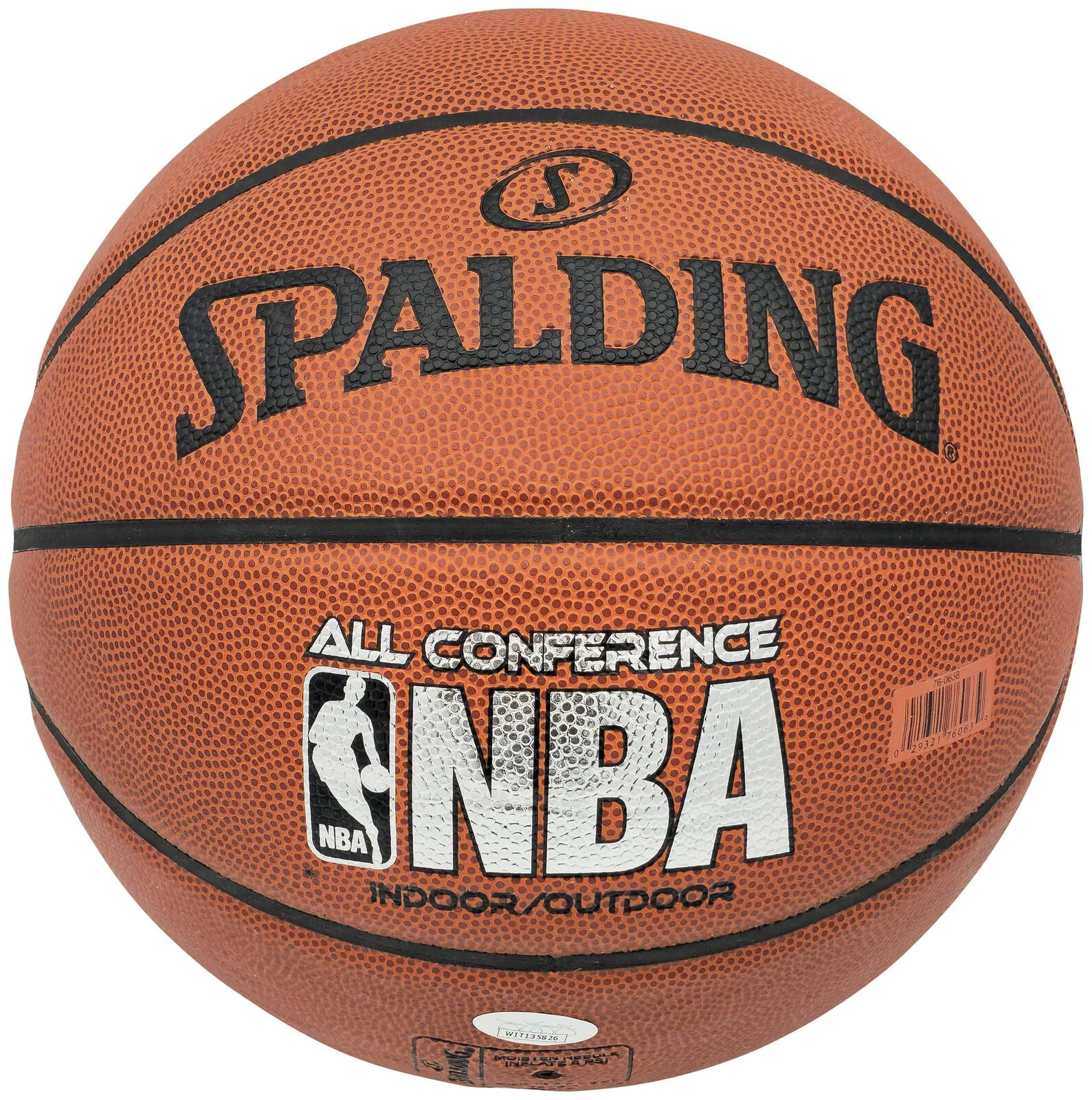 DENNIS RODMAN AUTOGRAPHED COMPETITIVE INDOOR/OUTDOOR BASKETBALL BULLS JSA 228106