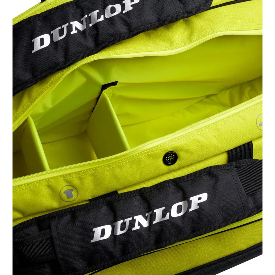 Dunlop 2022 SX-Performance 12 Racquet Black/Yellow Racquet Bag