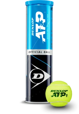 Dunlop ATP Official Tennis Ball (4 Ball Can)