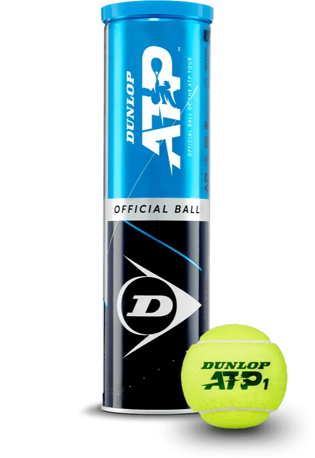 Dunlop ATP Official Tennis Ball (4 Ball Can)