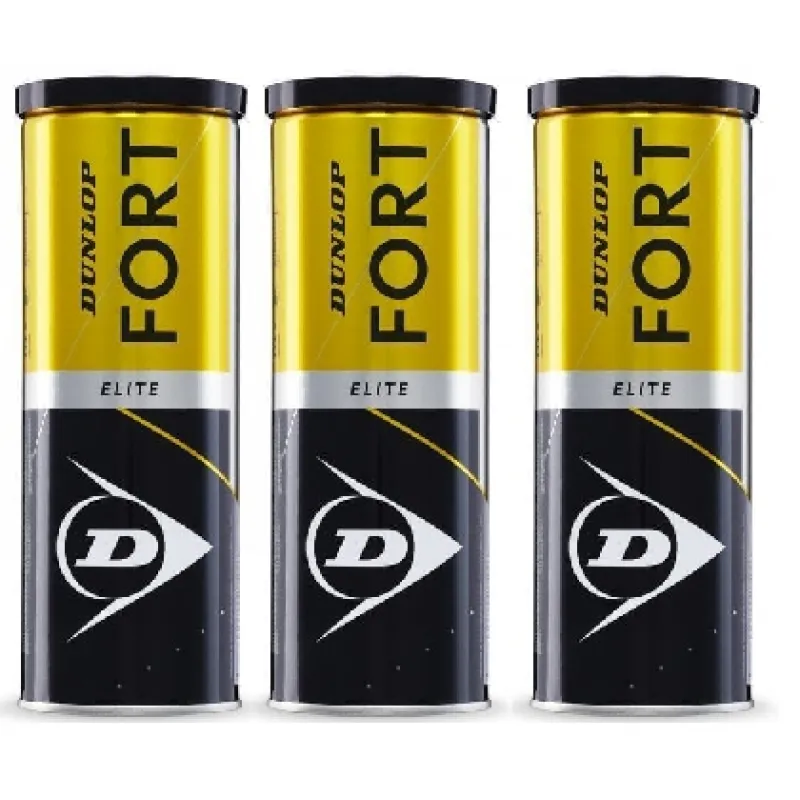 Dunlop Fort Elite Tennis Balls (1 Can)