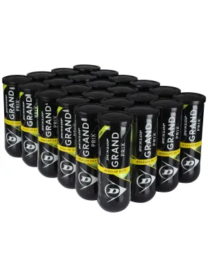 Dunlop Grand Prix Regular Duty Tennis Balls - 24 Cans