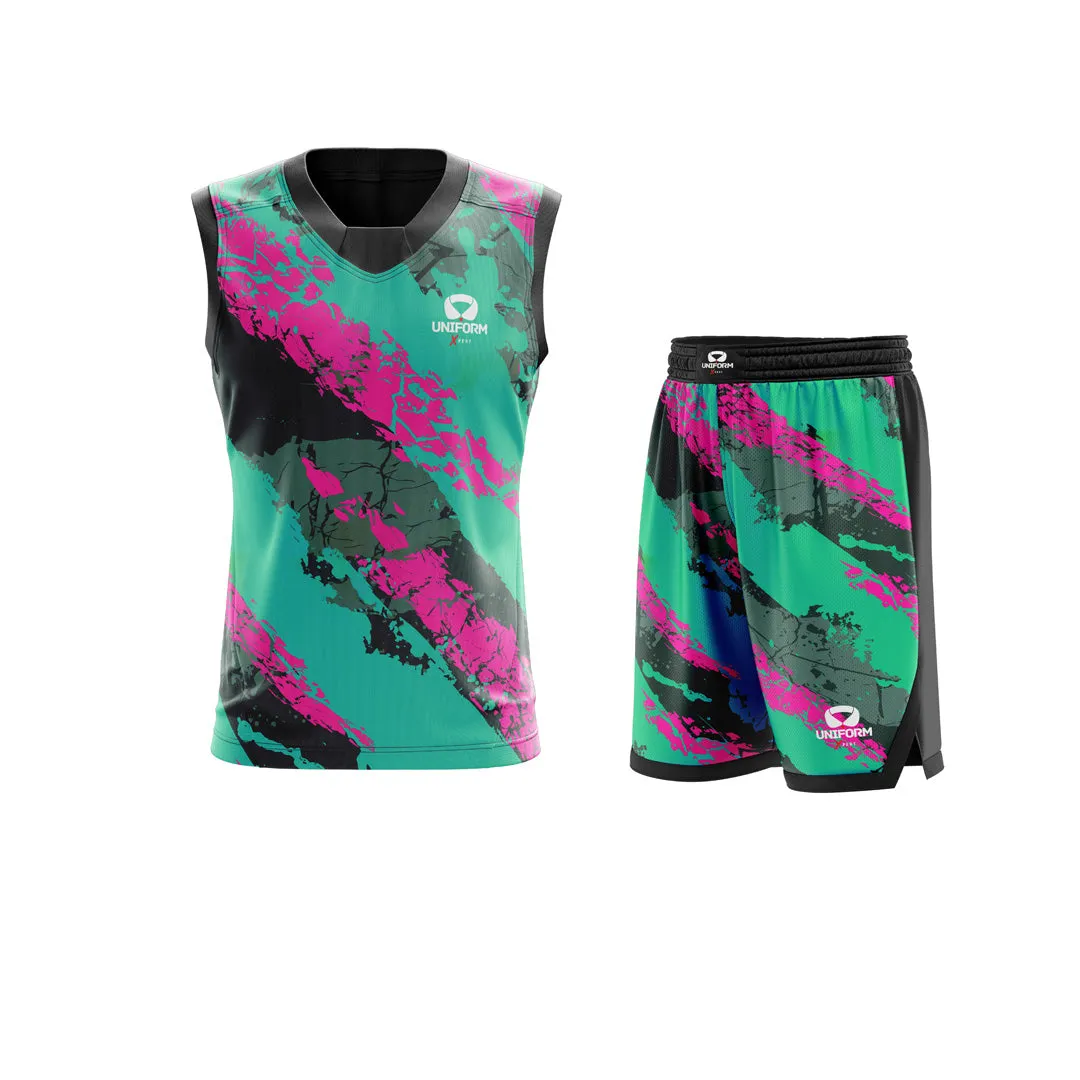 Dynamic Basketball Uniform Package | Custom Jerseys & Shorts for Teams
