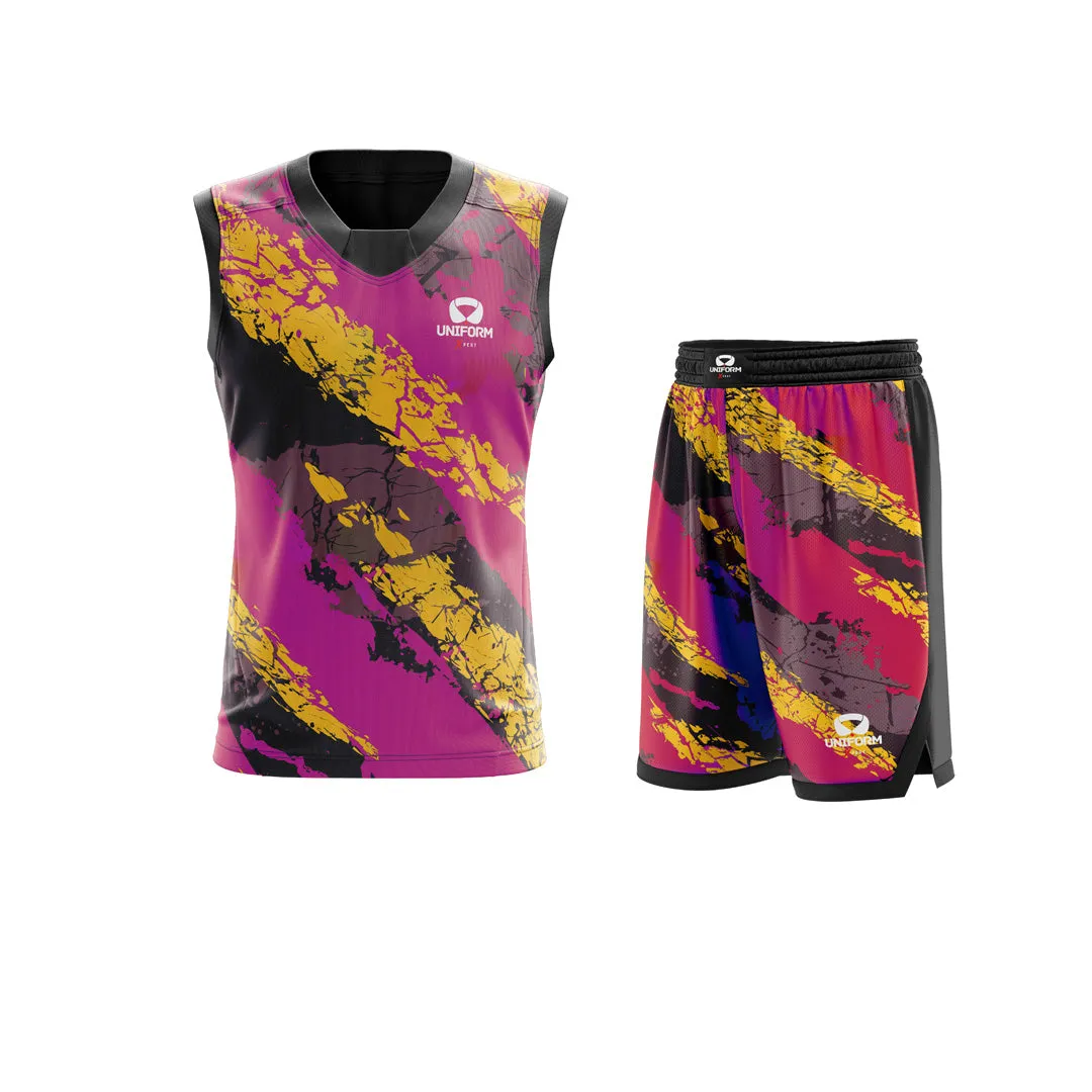 Dynamic Basketball Uniform Package | Custom Jerseys & Shorts for Teams