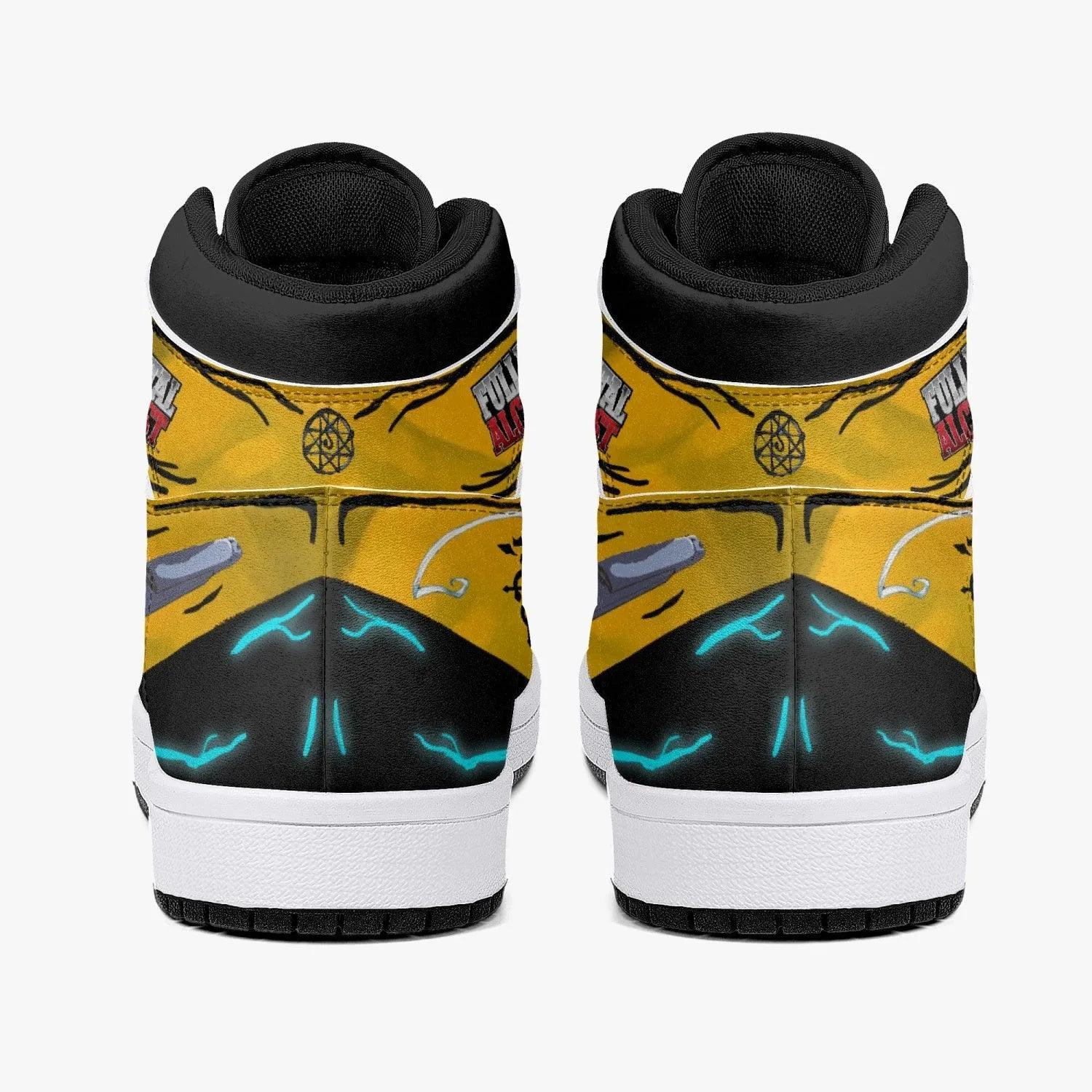 Edward and Alphonse Elric Fullmetal Alchemist Mid 1 Basketball Shoes
