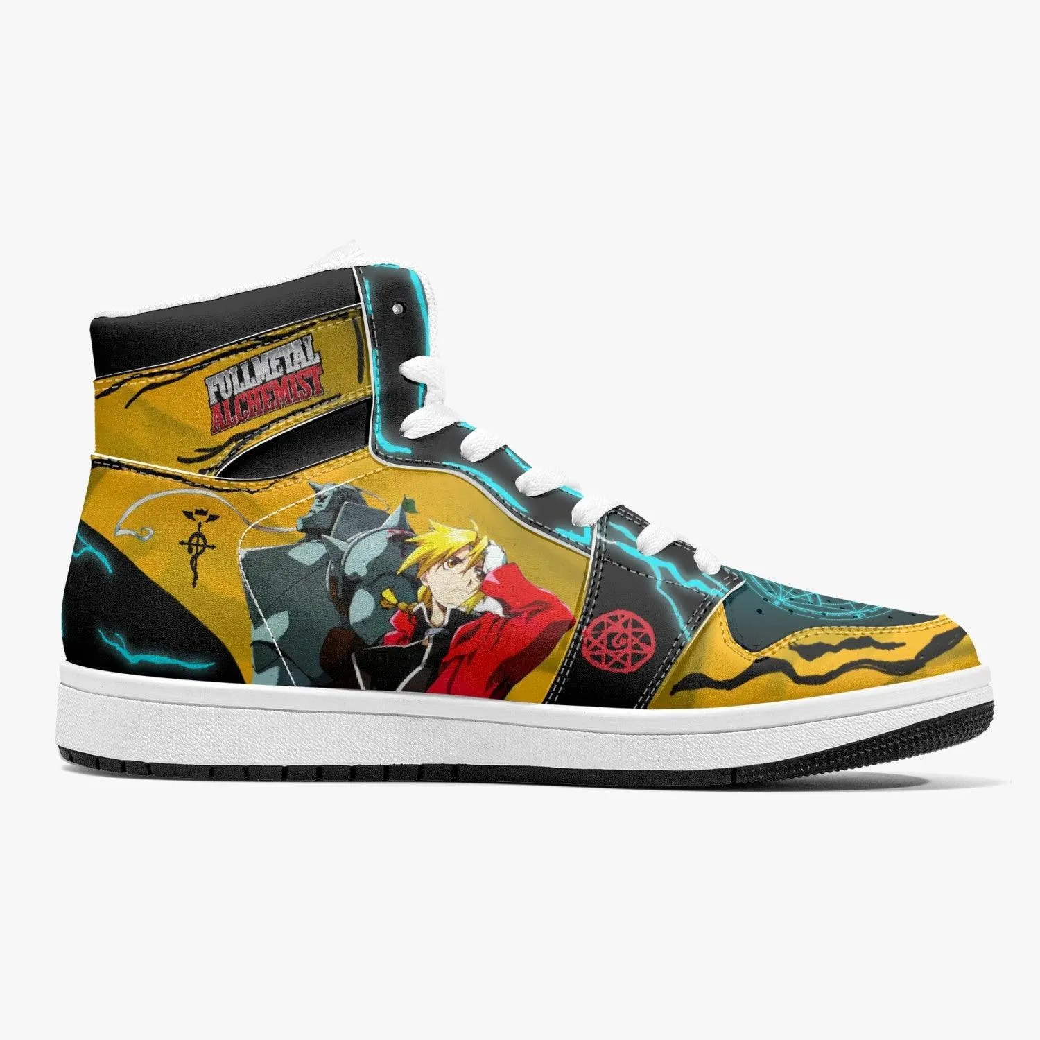 Edward and Alphonse Elric Fullmetal Alchemist Mid 1 Basketball Shoes