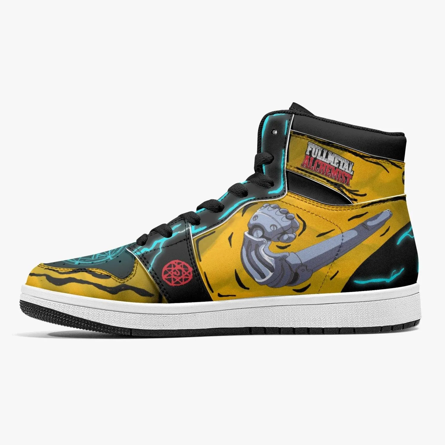 Edward and Alphonse Elric Fullmetal Alchemist Mid 1 Basketball Shoes