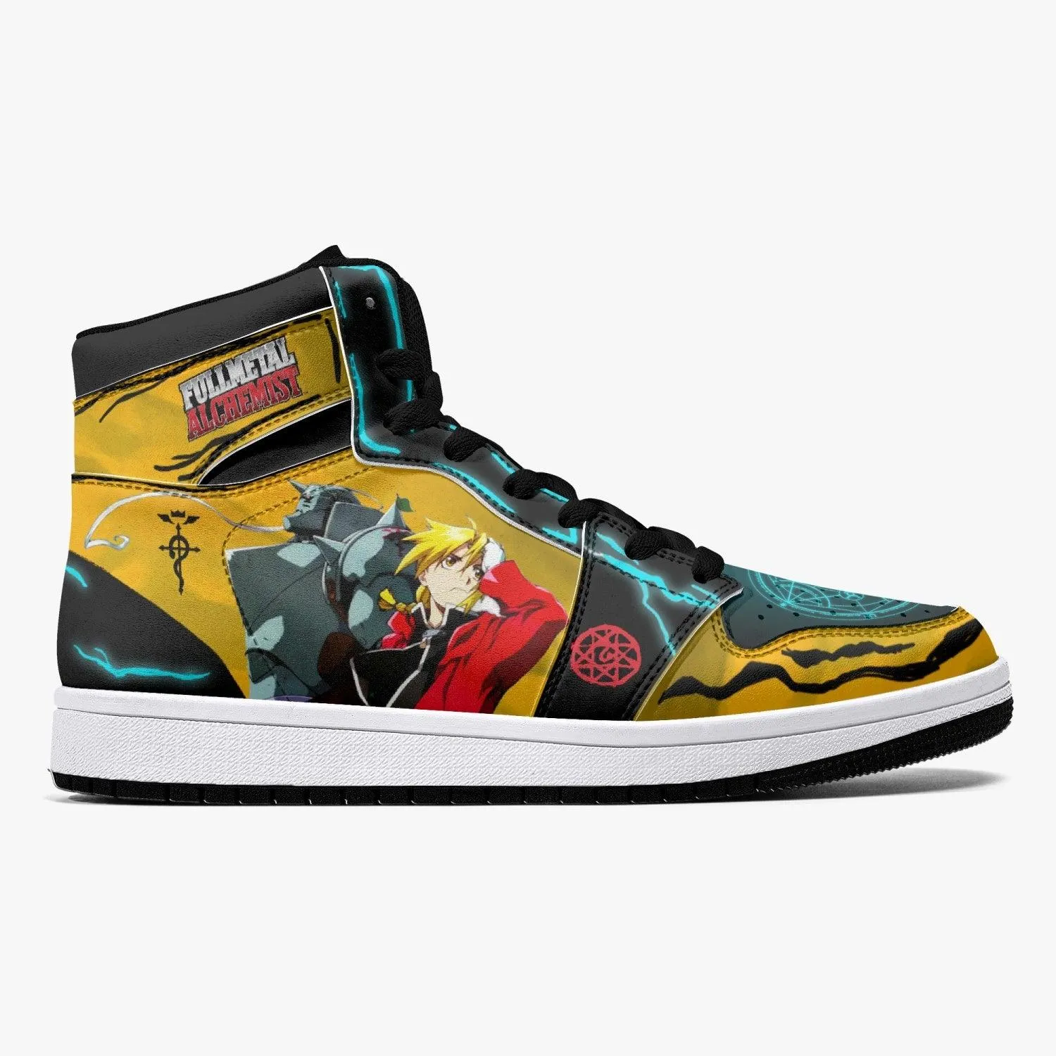 Edward and Alphonse Elric Fullmetal Alchemist Mid 1 Basketball Shoes