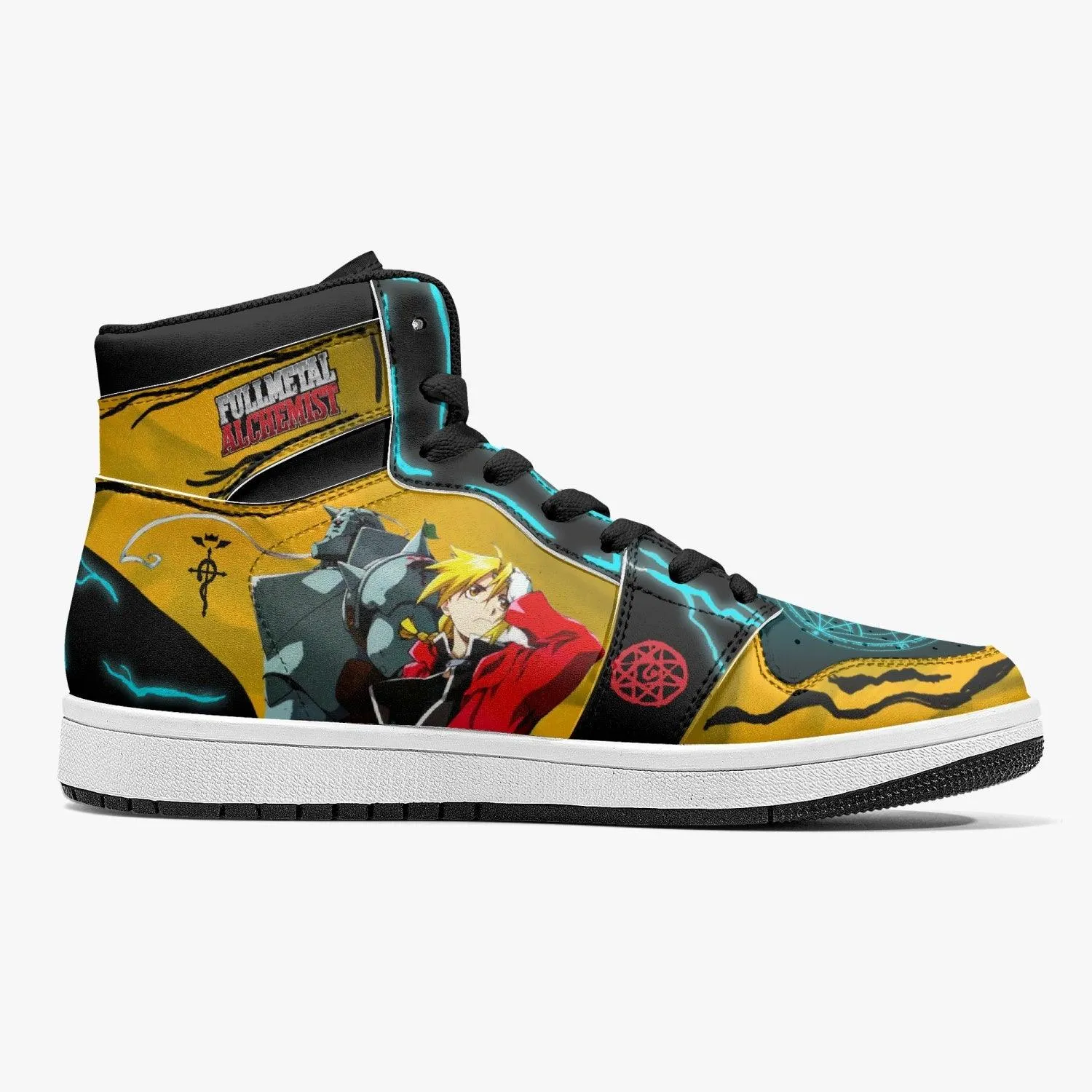 Edward and Alphonse Elric Fullmetal Alchemist Mid 1 Basketball Shoes