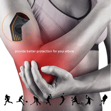 Elbow Compression Sleeve - Tendonitis and Arthritis Support