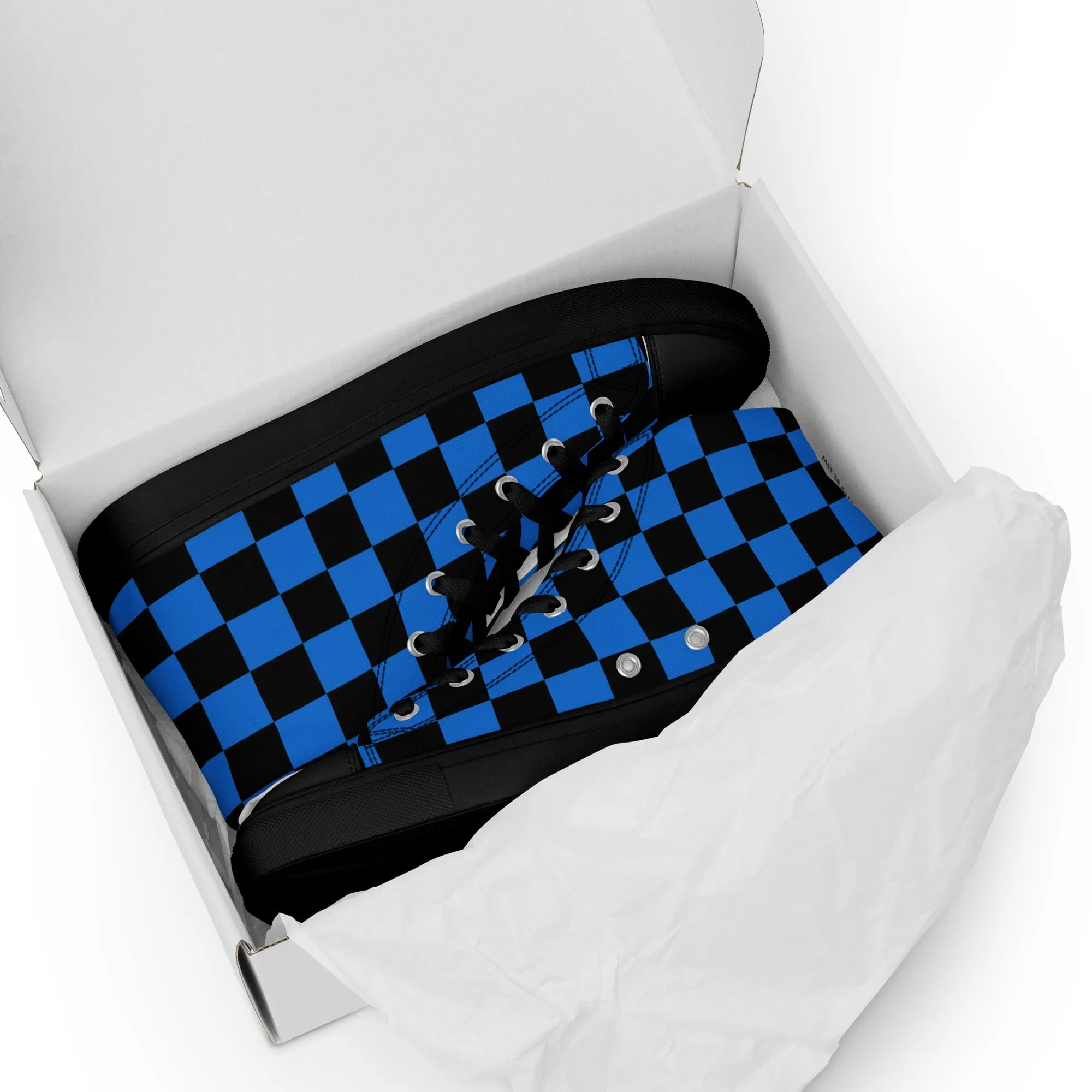Electric Cabbie - Men's High Top Sneakers