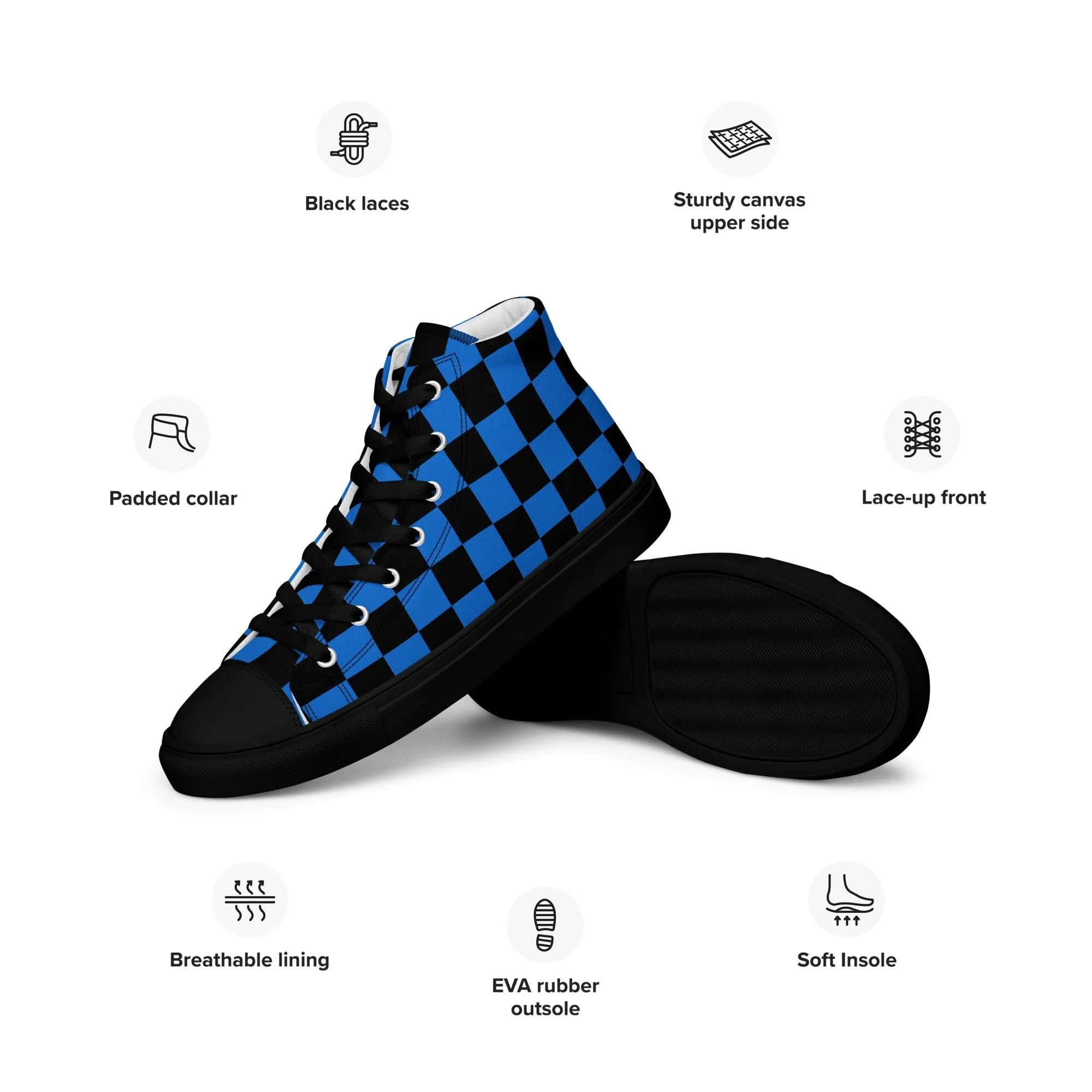 Electric Cabbie - Men's High Top Sneakers