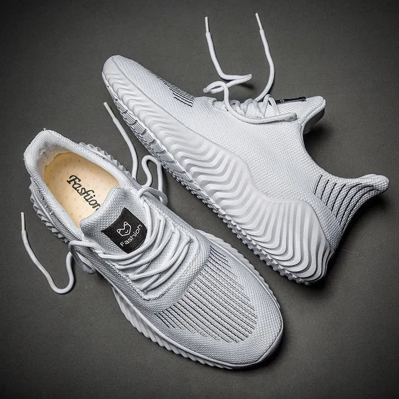 Fashion Running Shoes Breathable White