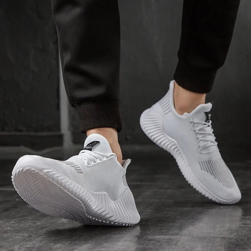 Fashion Running Shoes Breathable White