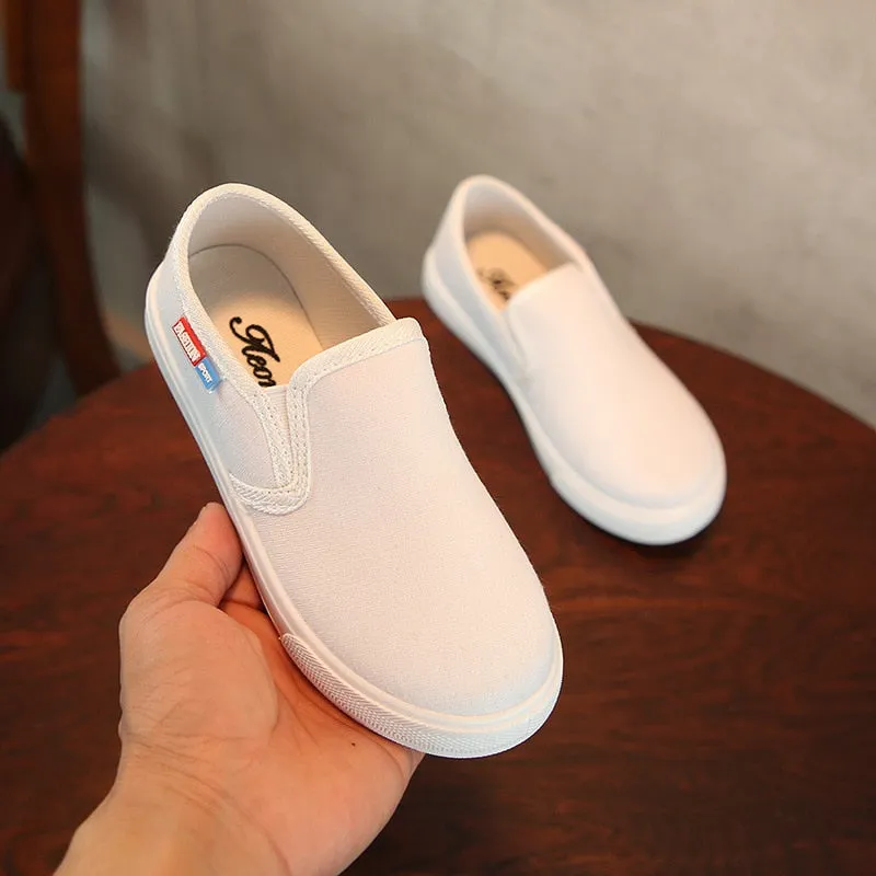 Fashion Unisex Kids Canvas Shoes Casual Sneakers Soft Breathable