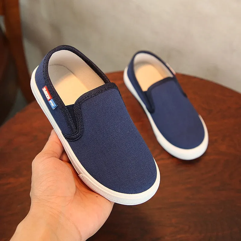 Fashion Unisex Kids Canvas Shoes Casual Sneakers Soft Breathable