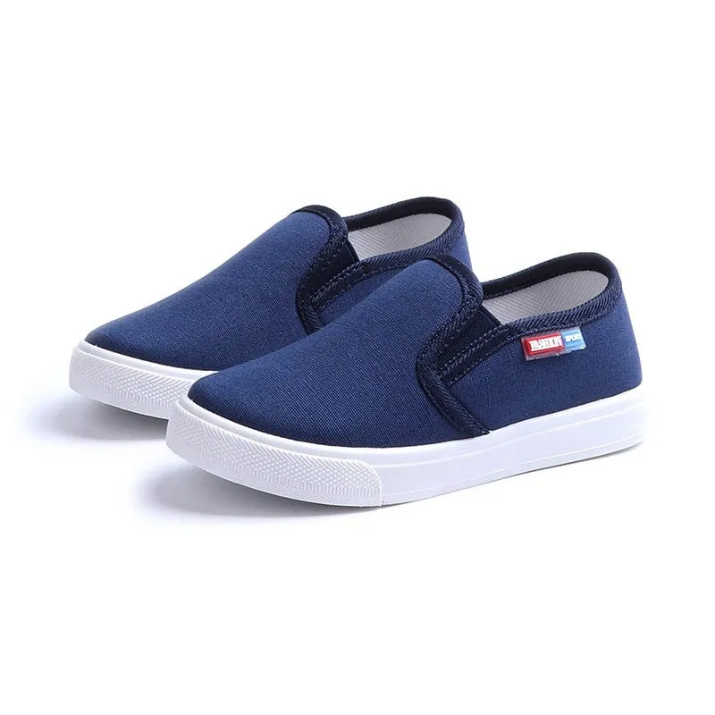 Fashion Unisex Kids Canvas Shoes Casual Sneakers Soft Breathable