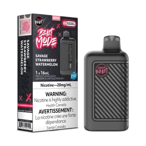 Flavour Beast Beast Mode 8K - Savage Strawberry Watermelon Iced Disposable Vape
