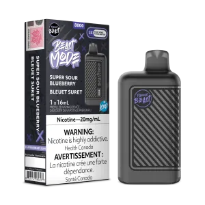 Flavour Beast Beast Mode 8K - Super Sour Blueberry Iced Disposable Vape
