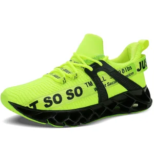 Fluorescent Green Tennis Shoes