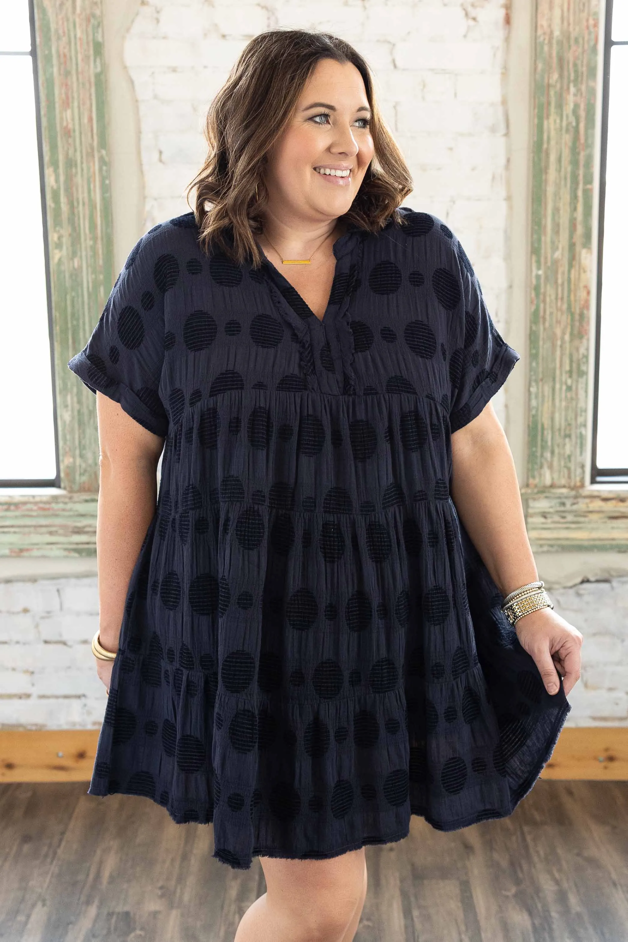 GEORGIANA PLUS DRESS