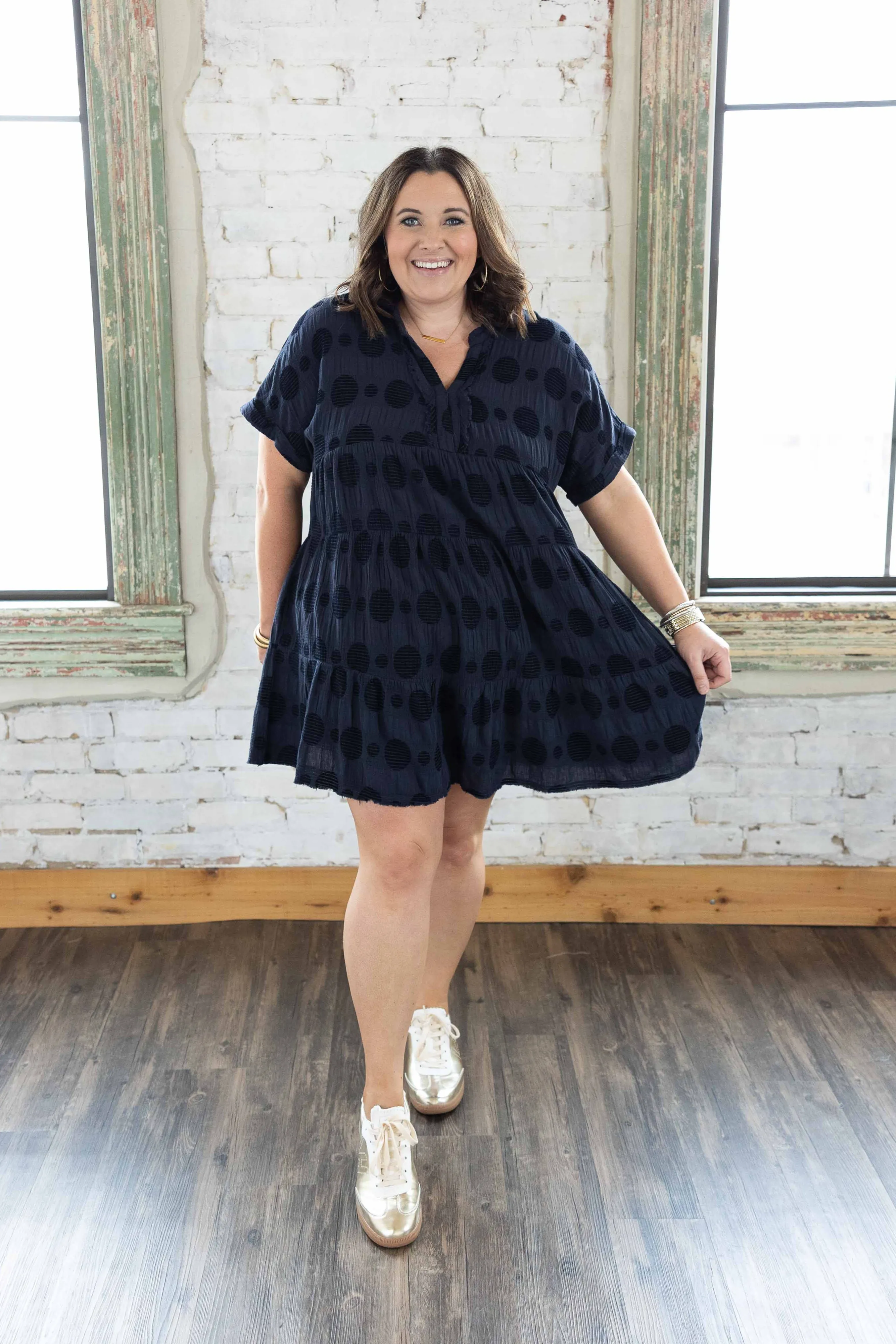 GEORGIANA PLUS DRESS