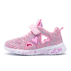 Girls Casual Shoes Light Mesh Sneakers Tennis Cute Sport