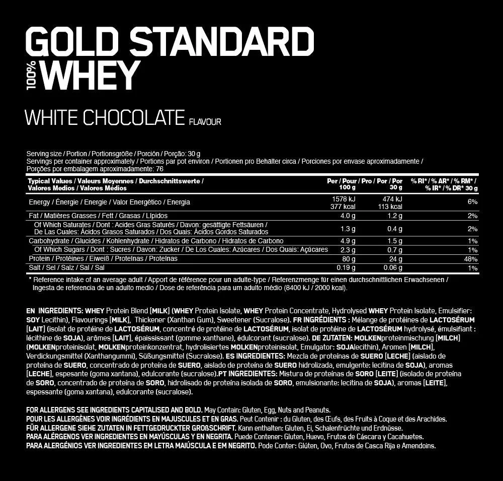 Gold Standard 100% Whey - 1 Serving