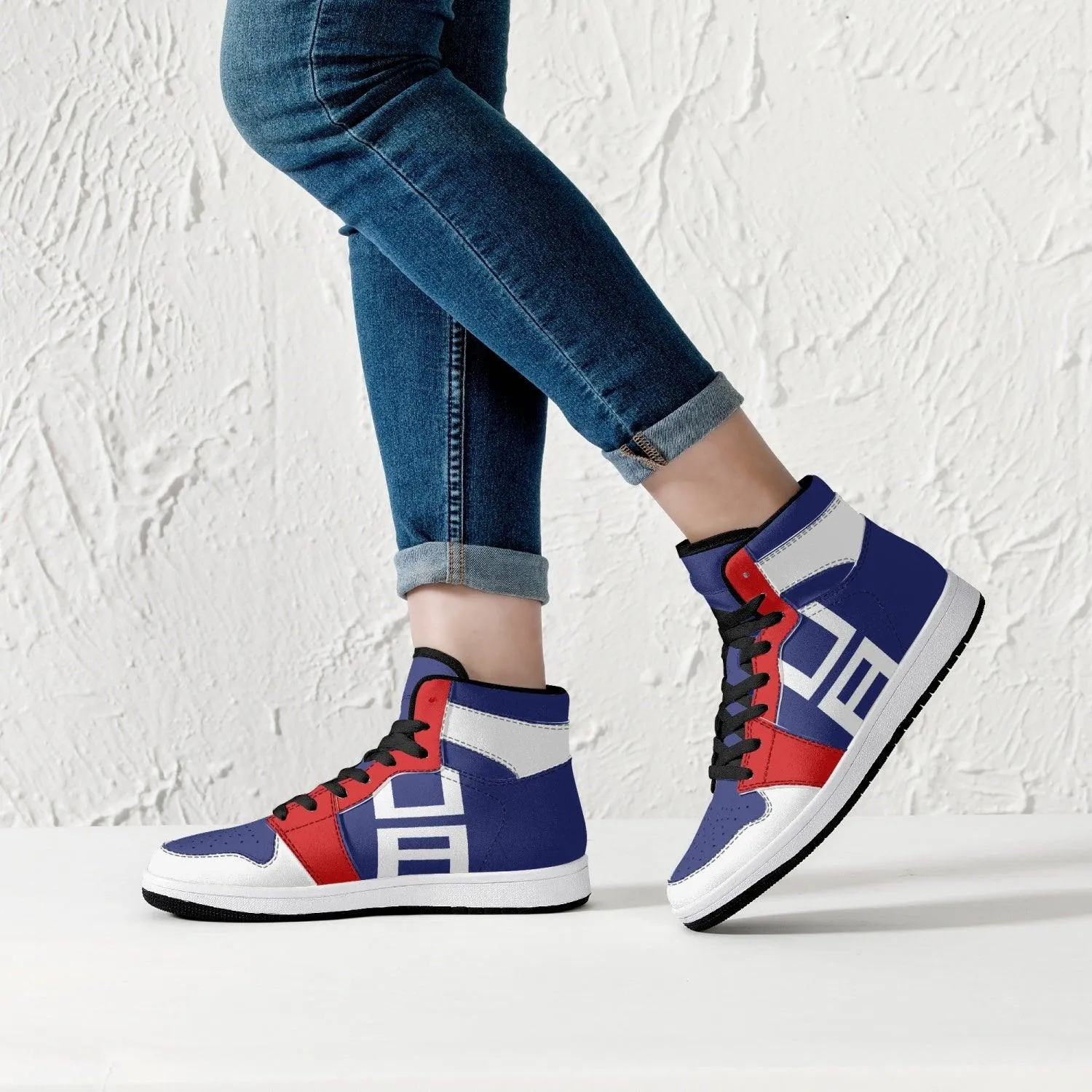 Gym Sports Pattern My Hero Academia Mid 1 Basketball Shoes