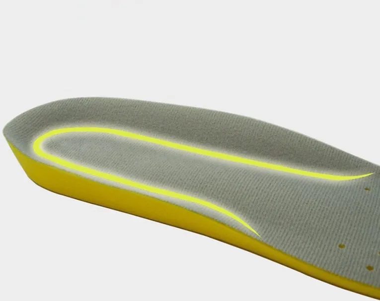 Happystep Comfort Memory Foam Insoles, Orthotic PU Shoe Inserts, Arch Support, Heel Cushioning, Shock Absorption, Plantar Fasciitis Foot Pain Relief for Men and Women