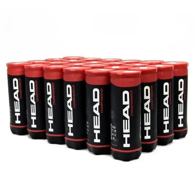 Head Championship Tennis Ball Carton (24 Cans/Carton)