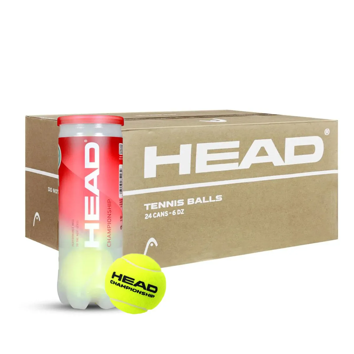 Head Championship Tennis Ball Carton (24 Cans/Carton)