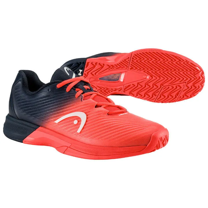 Head Revolt Pro 4.0 Mens Tennis Shoes (Blueberry/Fire Coral)