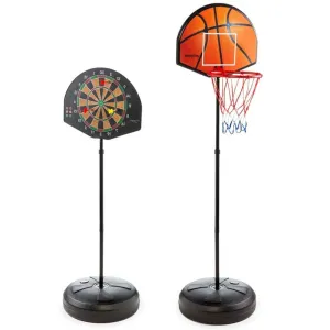 Hearthsong 2-in-1 Basketball & Magnetic Dart Game