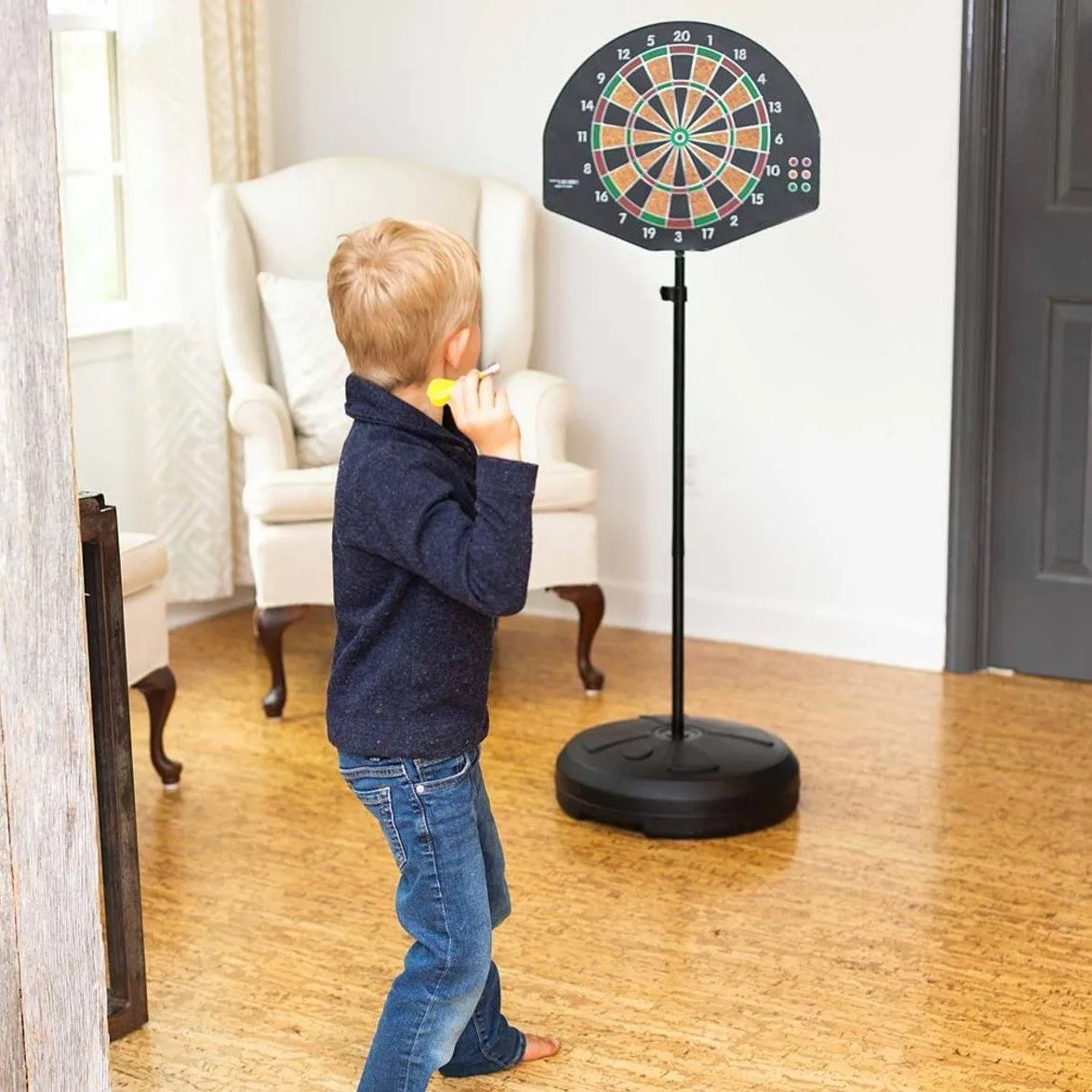 Hearthsong 2-in-1 Basketball & Magnetic Dart Game