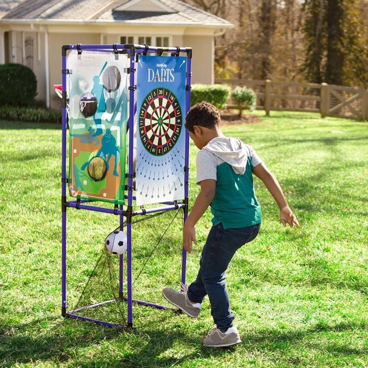 Hearthsong 5-in-1 Multi-Sport Indoor Outdoor Target Game