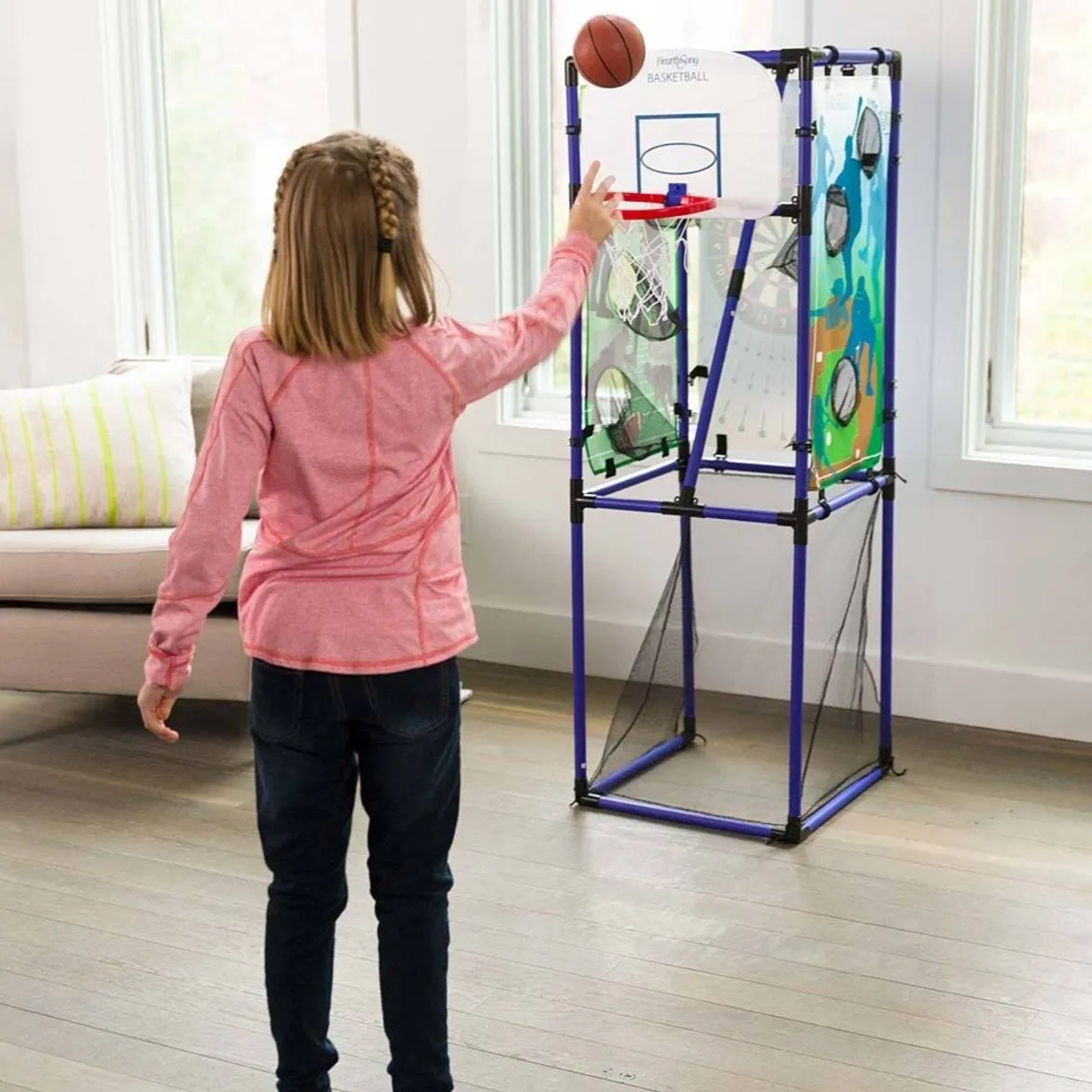 Hearthsong 5-in-1 Multi-Sport Indoor Outdoor Target Game