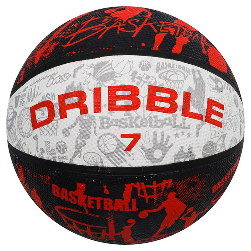 Hit Sport Basketball (10 Pack with Carry Bag) | Size 7 (Red)