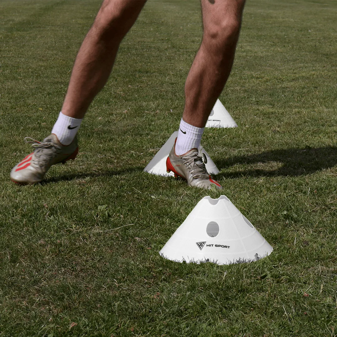 Hit Sport Giant Saucer Cones | 20 White Cones