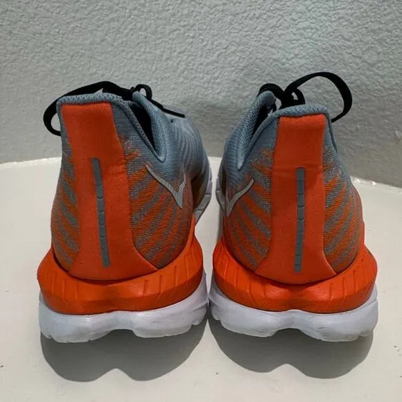 HOKA $180 Mach 5 Men's Running Shoes Blue Orange Men's Size 12D
