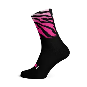 ILoveBoobies Pink Zebra Socks