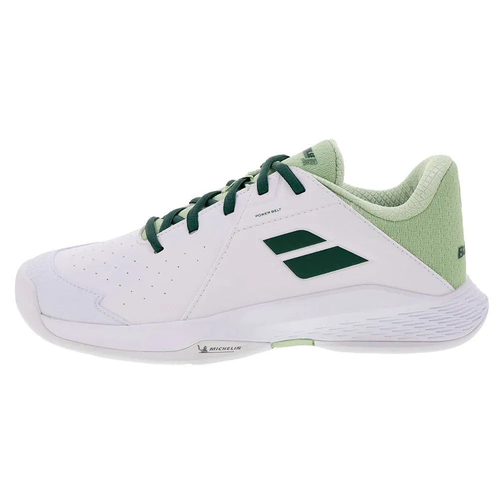 Juniors` Propulse Tennis Shoes White and Dark Green